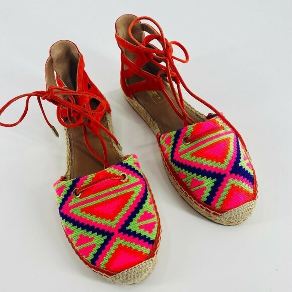 004. Aquazzura Firenze Espadrilles Sandals - Picture 1 of 6
